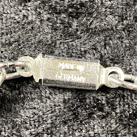 Vintage Mid Century 56 in Long Flapper Style Beaded Chain Necklace Made Germany - Picture 9 of 9